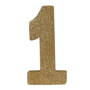 Beistle 3-D Glittered Centerpiece, 8" x 8" x 1", (1/Pkg) - 1 of 4