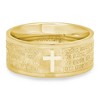 Steeltime stainless steel 'padre nuestro' lord's prayer ring - 2 of 4