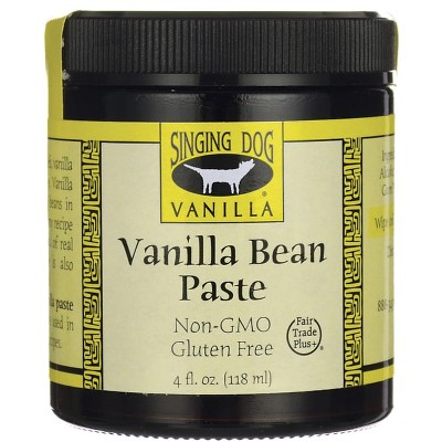 Singing Dog Vanilla Vanilla Bean Paste 4 fl oz Jar.