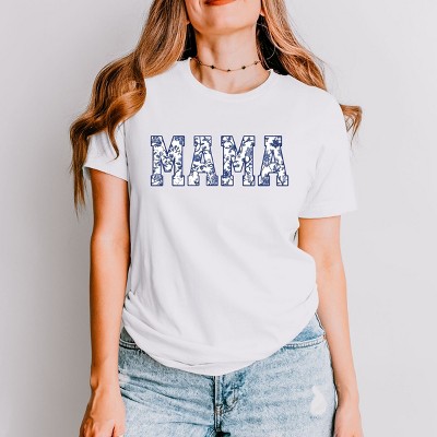 Simply Sage Market Mama Blue Willow Short Sleeve Tee