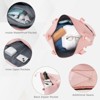FONTOI Carry On Luggage Sets 4 Piece with 360° Spinner Wheels, Suitcase with Travel Bag, Pink, 19.6"*12"*29" - 3 of 4