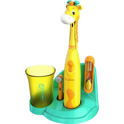 Brusheez Jovie the Giraffe Children's Electronic Kids Toothbrush Set