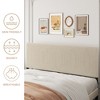 GDFStudio Olli Modern Upholstered Bed with Headboard - 4 of 4