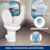 SereneLife Portable Outdoor Marine Toilet - Compact, Comfortable, and Easy-to-Clean - 4 of 4