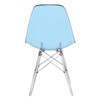 LeisureMod Dover Modern Dining Chair with Acrylic Base - image 4 of 4