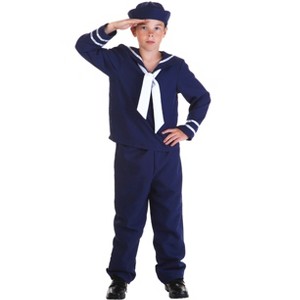 HalloweenCostumes.com Boy's Blue Sailor Costume - 1 of 1