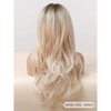 Jessie's Wig 22 Inch Layered Wig Synthetic Hair Brown Gradient Blonde 1 Pc/Pack - 3 of 4