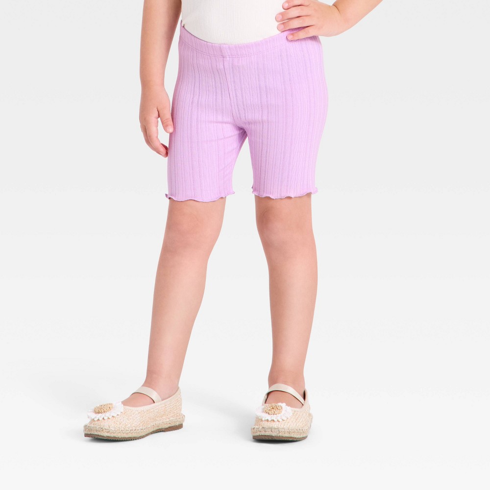 Toddler Girls' Bike Shorts - Cat & Jack™ Lavender 2T