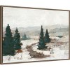 Amanti Art Melting Snow I by Ethan Harper Canvas Wall Art Print Framed - 2 of 4