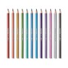 12ct Colored Pencils Metallic - Mondo Llama™: Glitter Drawing Pencils, School Supplies for Kids, Presharpened, 3mm Point - 2 of 4