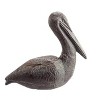 SPI Home Feathered Fisherman Garden Sculpture – Cast Iron Heron with Fish Detail, Rustic Outdoor Decor, 25" Tall - 3 of 3