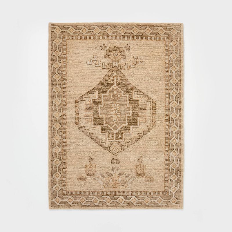 Hand Tufted Persian Style Rug Cream - Threshold™ designed with Studio McGee, 1 of 6