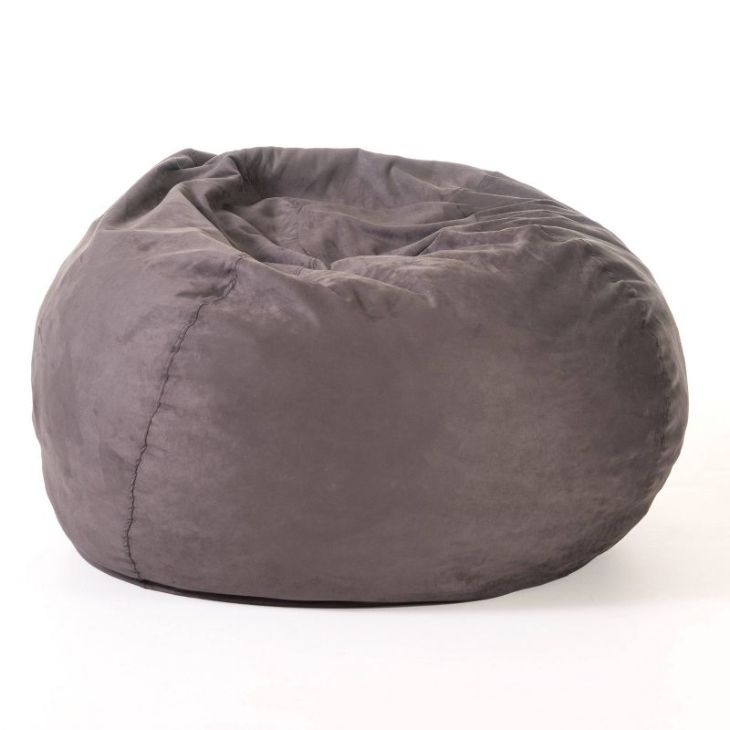 Madison Faux Suede Beanbag 5' - Christopher Knight Home, 1 of 8