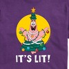 Men's - SpongeBob SquarePants - Patrick Christmas Tree It's Lit Short Sleeve Graphic T-Shirt - 2 of 4