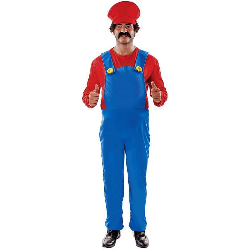Angels Costumes Super Plumber Plus Size Costume, 1 of 2