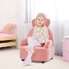 Costway Kids Sofa Toddler Armchair Chair with Solid Sturdy Wood Construction Plush Fabric - image 2 of 4