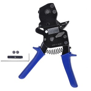 Yescom PEX Cinch Clamp Tool 3/8" 1/2" 5/8" 3/4" 1" One-handed Ratcheting Crimper ASTM F2098 blue - 1 of 4