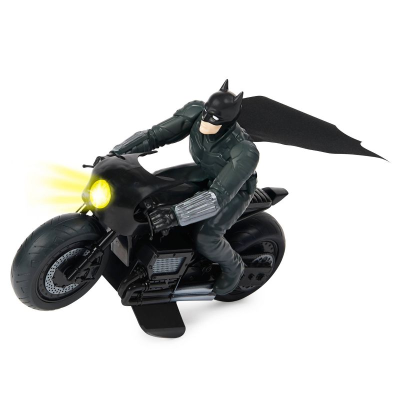 DC Comics The Batman Batcycle RC with Batman Rider, 6 of 13