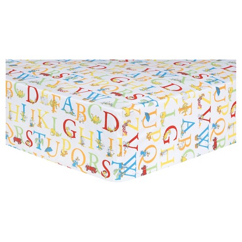 Dr Seuss By Trend Lab Fitted Crib Sheet Abc Target