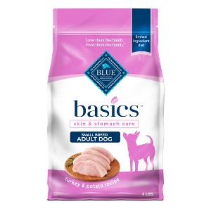 Blue Buffalo Basics Limited Ingredient Diet Turkey & Potato Recipe Small Breed Dry Dog Food - 1 of 4