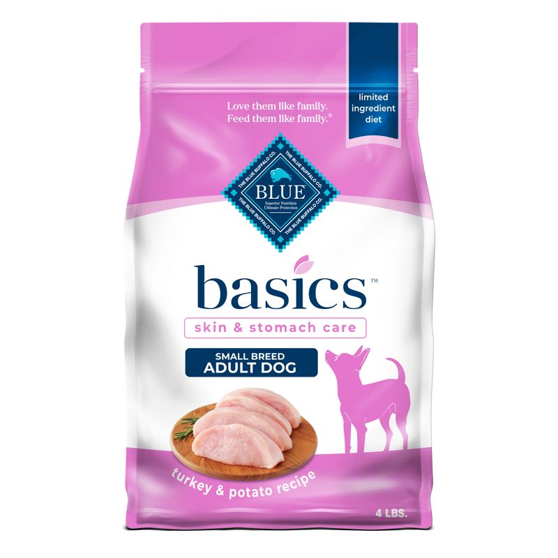 Blue Buffalo Basics Limited Ingredient Diet Turkey & Potato Recipe Small Breed Dry Dog Food, 1 of 13