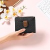 BEAFUP Small Wallet Women,PU Vegan Leather RFID Blocking Bifold Zipper Pocket Card Holder with ID Window - 2 of 4