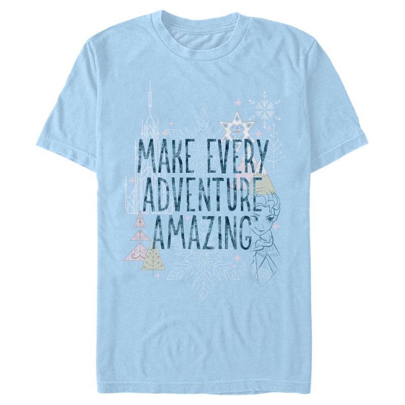 Men's Frozen Amazing Adventure Pattern T-Shirt, 1 of 4