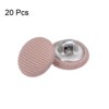 Unique Bargains Metal Shank Round Cloth Covered DIY Sewing Buttons 20 Pcs - 3 of 4
