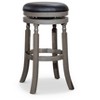 NicBex 30" Fabric/Leather Swivel Bar Stools,Counter Height Bar Stools with Padded Seat,360° Rotating Barstools for Kitchen Island & Home Bar - 2 of 4