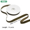 Unique Bargains Nylon Single Face Thin Velvet Fabric Ribbons 10 Yards 1 Pc - 3 of 4