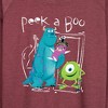 Women's - Disney - Peek A Boo Lightweight French Terry Wide Neck Long Sleeve Shirt - 2 of 4