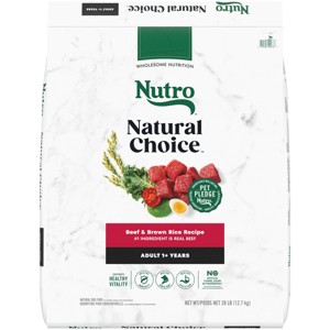 Nutro Natural Choice Beef and Brown Rice Flavor Adult Dry Dog Food - 1 of 4