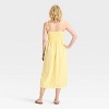Women's Smocked V-Waist Midi Dress - A New Day™ - 2 of 3