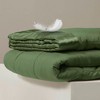 Sapphtopaz 1PC Lightweight Down Alternative Blanket, All Seasons Comfort Throw Blanket, Satin Trim Blanket, Machine Washable and Steam Iron - 3 of 4