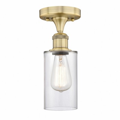 Clymer - 1 Light Semi-Flush Mount In Art Deco Style-9.63 Inches Tall and 3.88 Inches Wide
