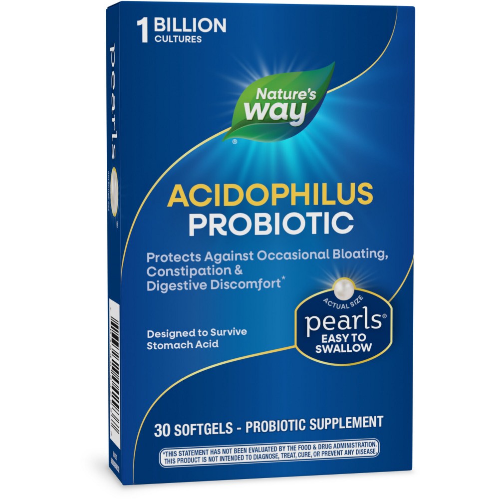 Photos - Vitamins & Minerals Natures Way Nature's Way Acidophilus Probiotic Pearls Softgels - 30ct 