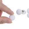 Unique Bargains Suit Dress Blouse Aluminum Fabric Cloth Covered Sewing Buttons 30 Pcs - 4 of 4