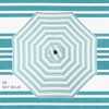 Best Choice Products 10ft Solar LED Lighted Striped Patio Umbrella w/ Crank, Tilt, Push Button, 6 Ribs - 4 of 4