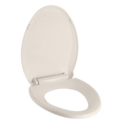 Durable Open Front Toilet Seat with Lid, Quick Installation and Easy Use for Office, Church, Hospital - Safety Features Reduce Call-Backs