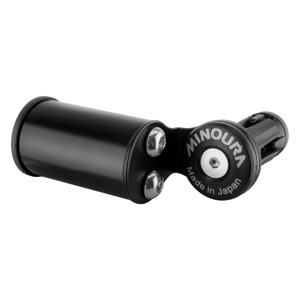 Minoura Bar End Mount Black Lightweight Bicycle Handlebar Cap - 1 of 2