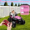12V Kids Ride On UTV Car,Electric Off-Road Truck,Ride On Truck with Remote Control,Led Lights,Spring Suspension for 3-8 Years - 4 of 4