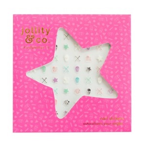 Jollity & Co. - Pastel Skull Nail Stickers - Pack of 1 Sheet of 100 Nail Stickers - 1 of 2