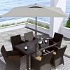 6.5' Square Titling Market Patio Umbrella - CorLiving - 2 of 4