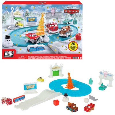 Disney Pixar Cars Mini Racers Advent Calendar Track Set