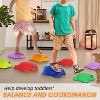 Balance Stepping Stones, Stepping Stones for Kids, Sensory Stones for Toddlers 3-5, Toddler Stepping Stones, Obstacle Course Develop Toddler Balance - 2 of 4