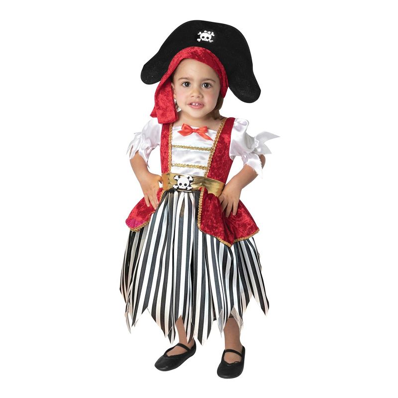 Pirate Girl Toddler Costume, 1 of 2