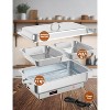 2 Pack Electric Chafing Dishes Buffet Set, 9 QT Stainless Steel Roll Top Catering Chafer Server Food Warmer with Cover for Party Wedding Banquet - 4 of 4