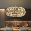 Rennnsan Brimly 34" W 20 - Light Sputnik Dandelion Wagon Wheel Crystal Modern Glam Dimmable Chandelier - 4 of 4