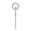 Black Bow Jewelry 14k White Gold, Sophia Collection, Small Script Initial H Pendant - 2 of 4