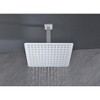 PAGED Rain Shower Head High Pressure Rainfall Showerhead with Universal Shower Head for Bathroom, Restroom - 2 of 4